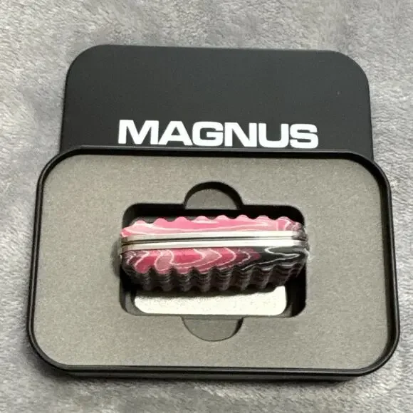 🔥Magnus WackyFiber SB210 - Rib - 3-Click Stainless Steel Plates Rare BNWT💥